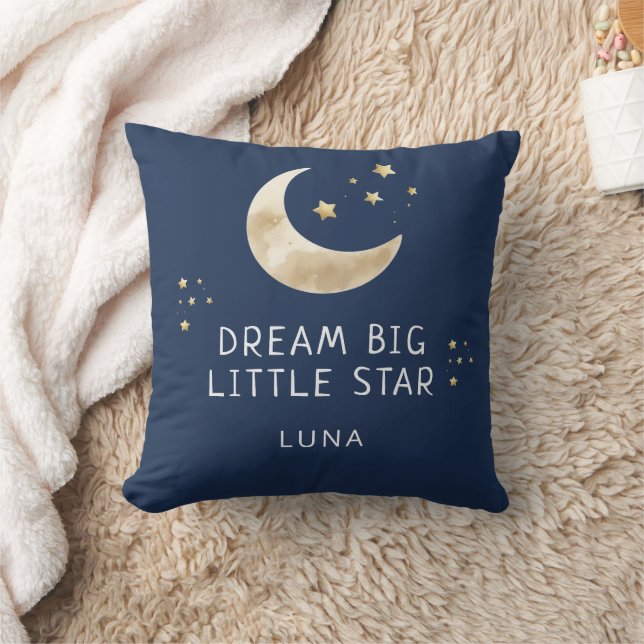 Coussin Dream Big Little Star Personalized Celestial (Couverture)