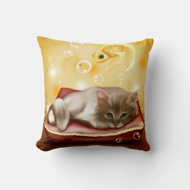 Coussin Dream Kitten Cushion (Recto)