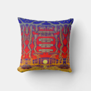 Coussin Dreamland psychédélique