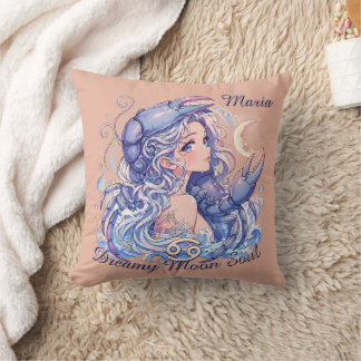 Coussin Dreamy Moon Soul Cancer Aesthetic Pillow
