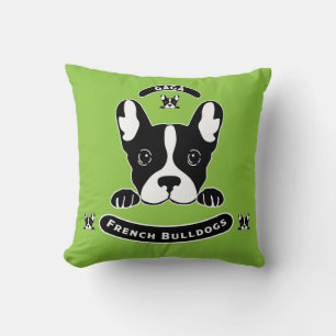 Coussin Drôle Chiens Français - Gaga À Propos Des Chiens F