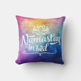 Coussin drôle de citation de mandala de Namaste