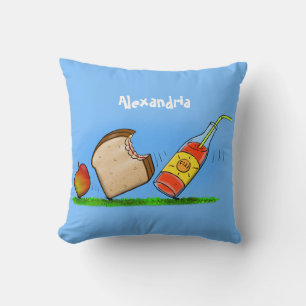 Coussin Drôle de dessin animé de fourmis