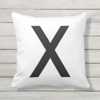Coussin drôle de jeu de riens et de croix de