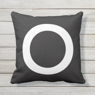 Coussin drôle de jeu de riens et de croix de