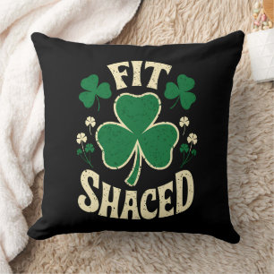 Coussin Drôle de Saint-Patrick irlandais ajusté