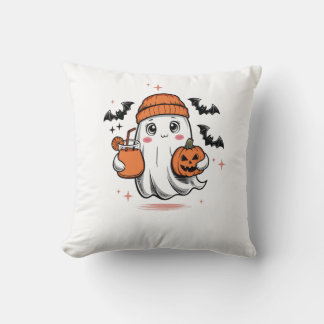 Coussin Drôle Halloween fantôme Boo Jee fantôme pour Hallo