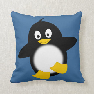 Coussin drôle mignon de pingouin