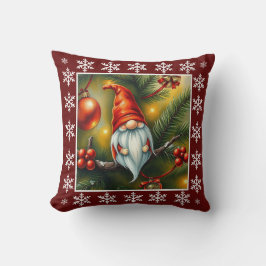Coussin Drôle mignon hiver Whimsical Scandinavian Gnome