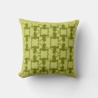 Drôle Olive Green Dancing Kokopelli