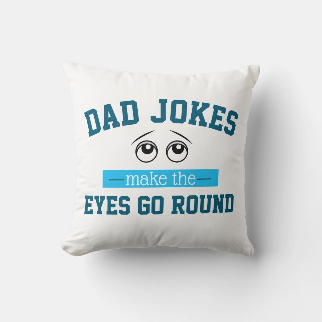 Coussin Drôle Papa plaisante père Pun (Recto)
