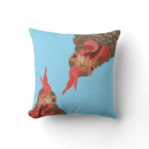 Drôle poulet à l'envers