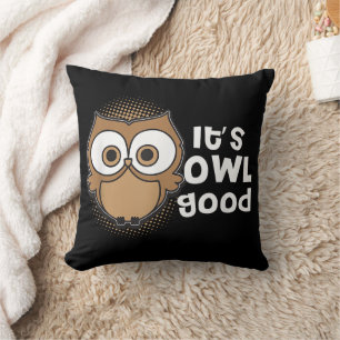 Coussin Drôle Son Chouette Bon amoureux des animaux Cadeau