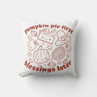Coussin Drôle Thanksgiving