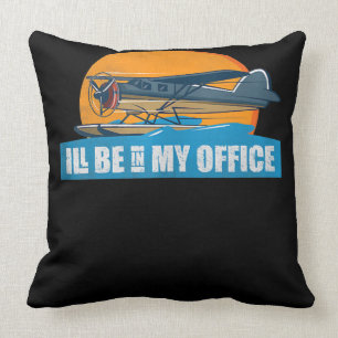 Coussin Drôle Vêtement d'aviation être un cadeau de pil