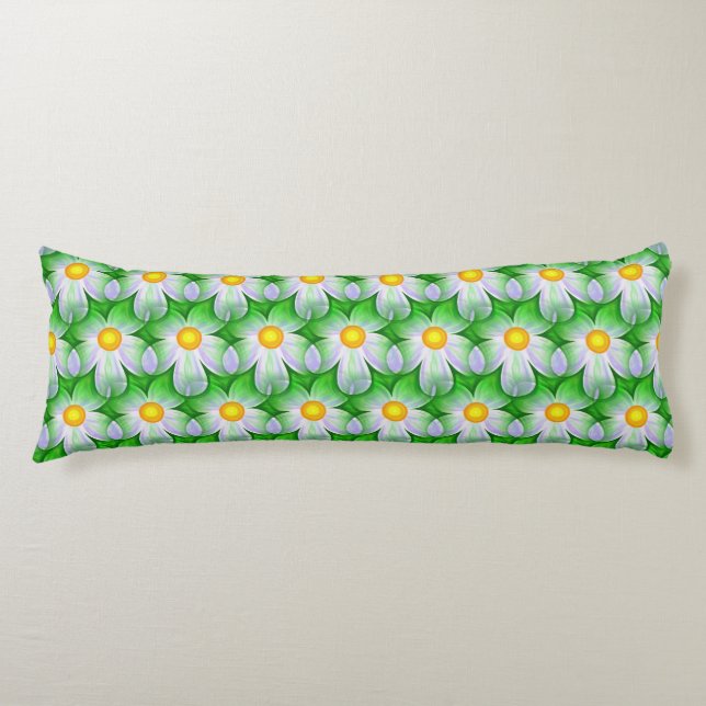 coussin du corps de fleurs marguerites (Devant)