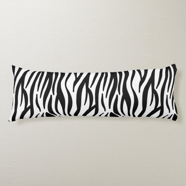 coussin du corps d'impression zebra (Devant)