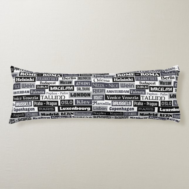 coussin du corps du voyageur européen (Devant)