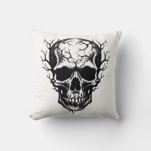 Coussin du crâne d'Halloween
