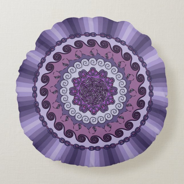 Coussin du cycle du Mandala (Devant)
