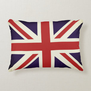 Coussin du drapeau britannique vintage Union Jack,