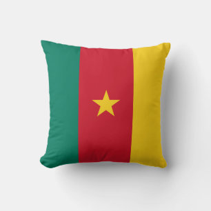 Coussin du drapeau camerounais MoJo