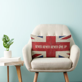 Coussin du drapeau du Royaume-Uni vintage