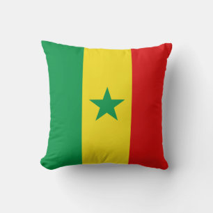 Coussin du drapeau du Sénégal