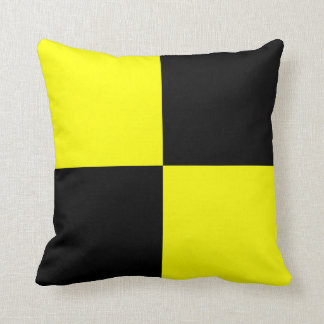 Coussin du drapeau nautique "L" Lima