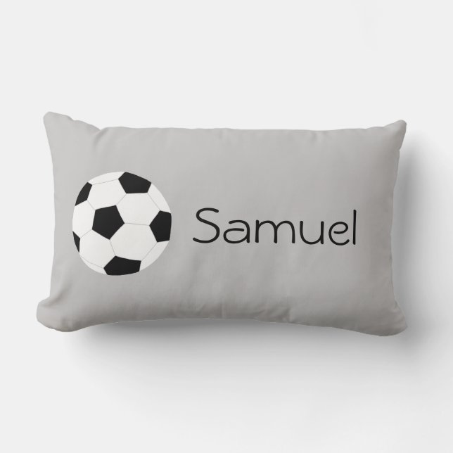 Coussin du football : Gris (Recto)