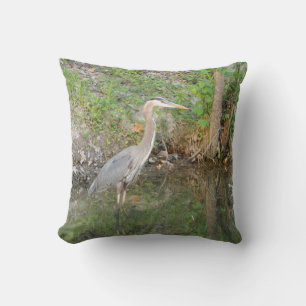 Coussin du Grand Héron Bleu (Canal)