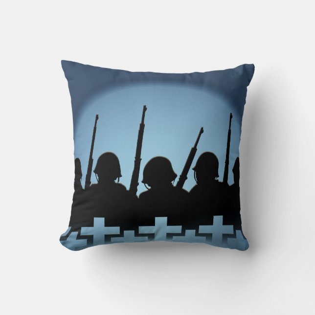 Coussin du Mémorial de guerre de peur que nous oub (Recto)