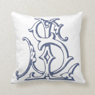 Coussin du monogramme SL/LS