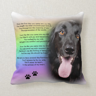 Coussin "Du premier jour vous chien êtes entrés dans ma