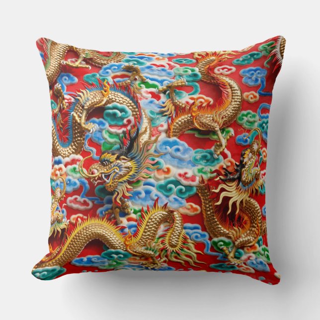 coussin du temple dragons (Recto)