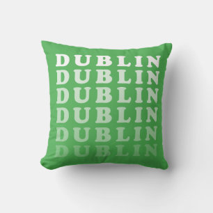 Coussin Dublin Irlande, j'aime Dublin