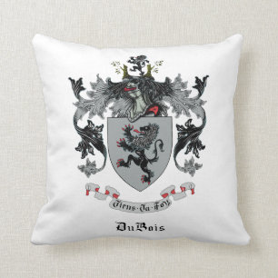 Coussin DuBois Family Crest Jeu d'oreiller