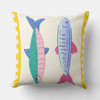 Coussin Duo de sardines