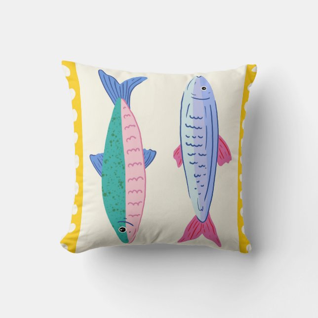 Coussin Duo de sardines (Recto)