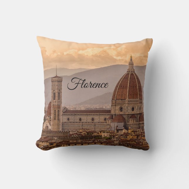 Coussin Duomo di Firenze Florence Italie Design (Recto)