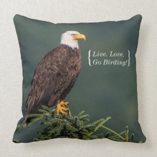 Coussin Eagle chauve majestueux