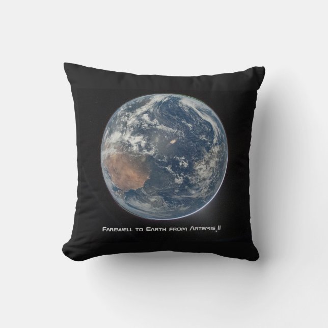 Coussin Earth From Artemis II (Recto)