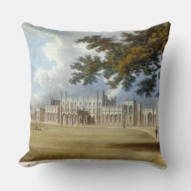 Coussin Eaton Hall, ravissent avant, Repo d'Ackermann du ' (Recto)