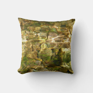 Coussin Eau de sources chaudes Green-Gold Nature