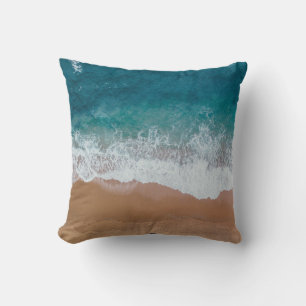 Coussin Eau du corps bleu