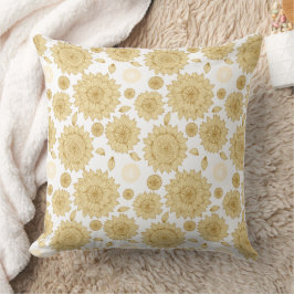 Coussin Écart solaire II en blanc