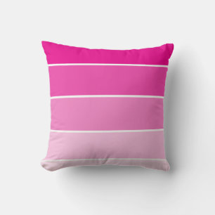 Coussin Échantillons de peinture rose vif