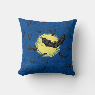 Coussin Échauffe de chauve-souris sauvage