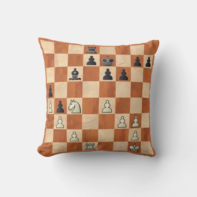 Coussin Échecs d'OPUS (Recto)
