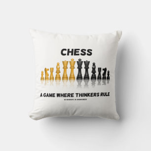 Coussin Échecs Un Jeu Où Les Penseurs Régissent (Jeu D'Éch